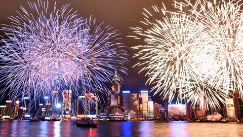 New Year's Eve Countdown In Hong Kong Returns With The Biggest Firework Display